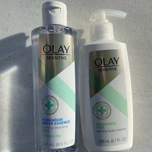 Olay Sensitive Facial Wash & Hungarian Water